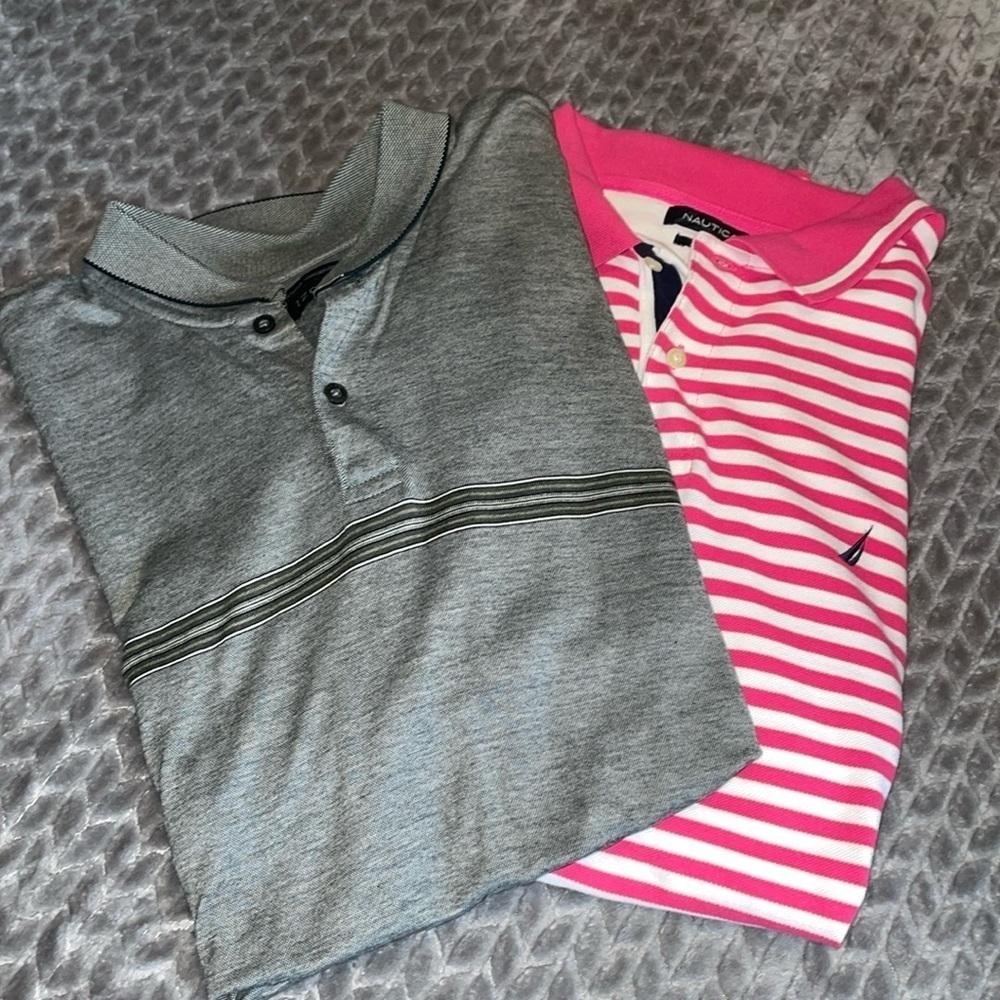 Nautica & Izod Polo Shirt. Size XL. 100% Cotton